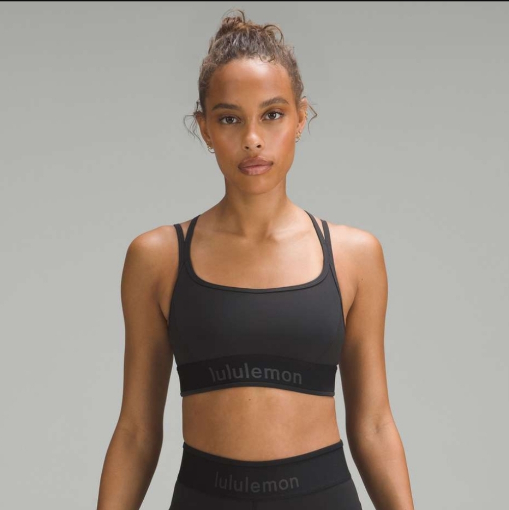 Lululemon Logo Train Strappy Bra  (limited edition)